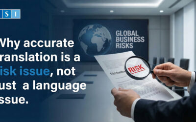 Why accurate translation is a risk issue, not just a language issue